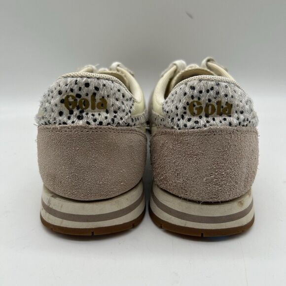 Gola Women’s Daytona Safari Sneakers Size 10 Animal Print Suede Mesh Fabric - Picture 4 of 12